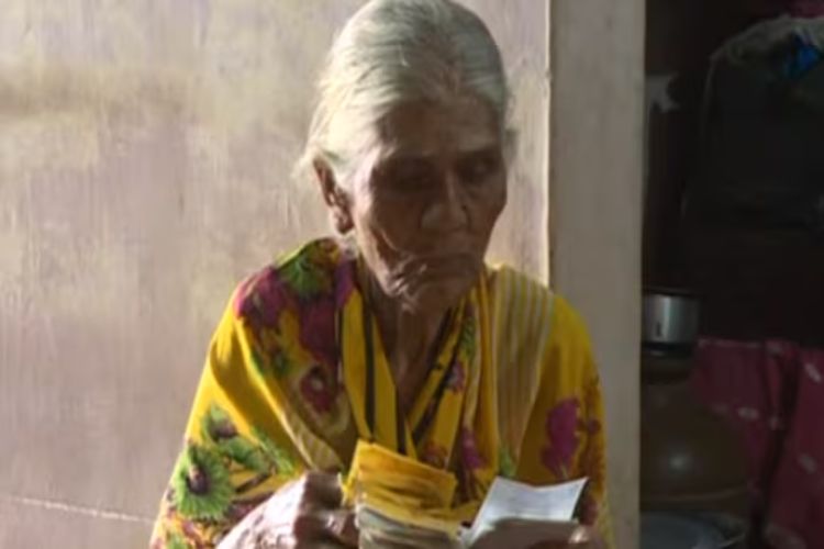  installed free electricity connection at an elderly woman's home.