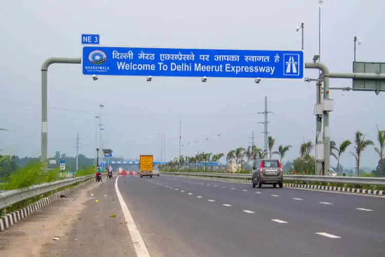 Uttar Peadesh: Bulldozers line up at Meerut toll plaza to welcome Nitin Nabin