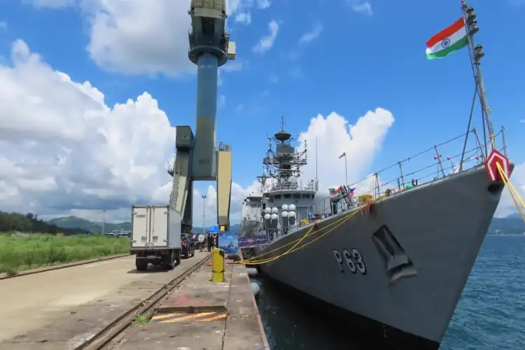 Philippines: Indian naval ships Sahyadri, Kulish arrive for ASEAN Defence Ministers’ Meeting-Plus maritime activity 
