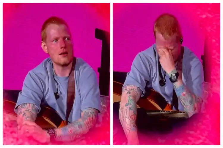 Ed Sheeran breaks down on stage, says friends and family ‘abandoned’ him amid Macklemore controversy