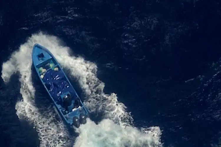 US-led task force claims 587 kg cocaine seized; 3 individuals detained in joint Caribbean operation