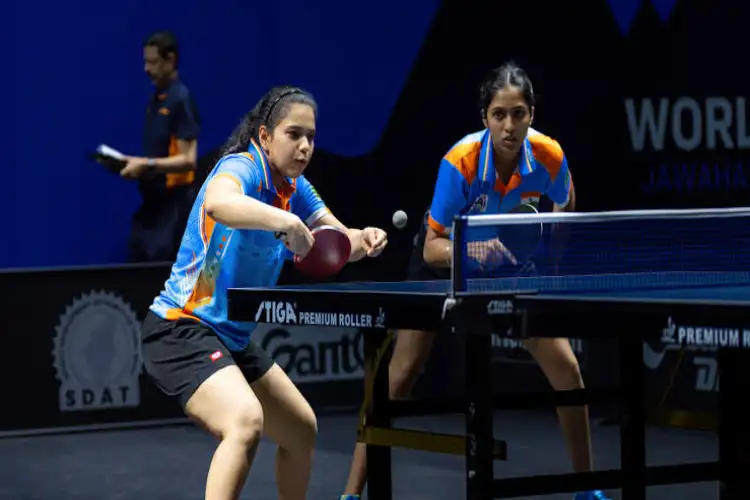 Asian Games: Indian table tennis pairs Harmeet-Yashaswini, Manush-Diya enter mixed doubles quarter-finals