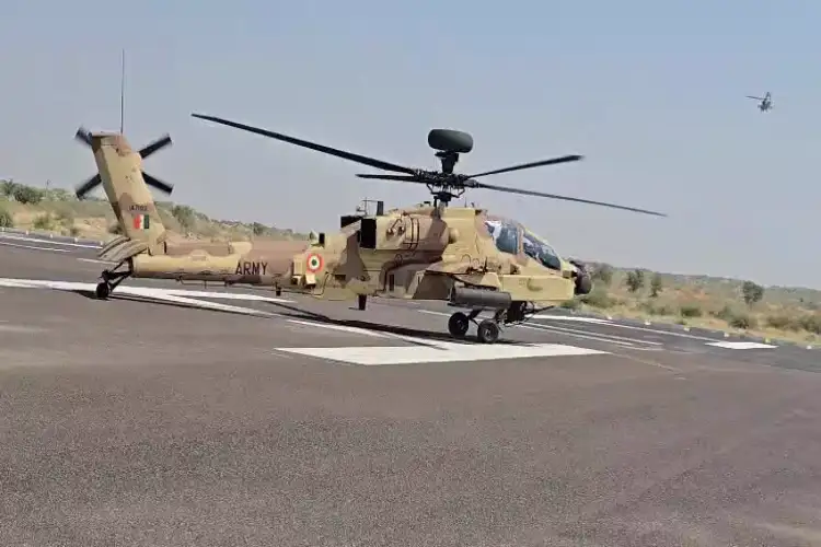 Indian Army AH-64E Apache attack helicopters join US troops in Exercise Yudh Abhyas 2026