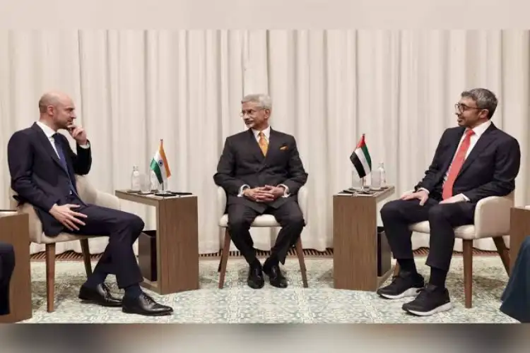 India-France-UAE review trilateral cooperation in space, AI, culture, heritage at UNGA