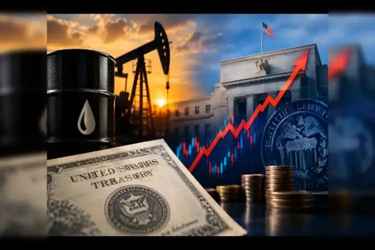 US Treasury yields surge to multi-year highs on oil spike, strong PMIs; Wall Street tumbles