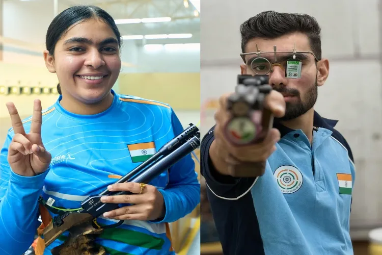 Asian Games: Kamaljeet and Suruchi's pair in 10m air pistol mixed team final.
