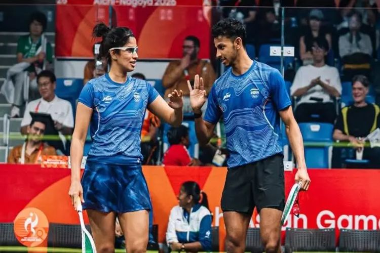 Joshna-Senthilkumar pair secure medal in Asian Games mixed doubles squash