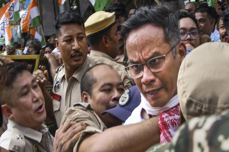 Gaurav Gogoi, other Congress leaders detained during protest demanding removal of CEC