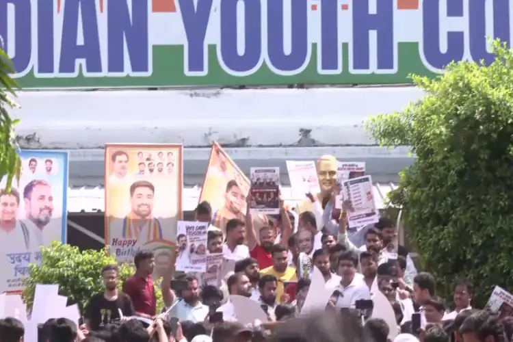 SIR Row: Youth Congress marches to Jantar Mantar as protests intensify; water cannons used in Bihar, Punjab