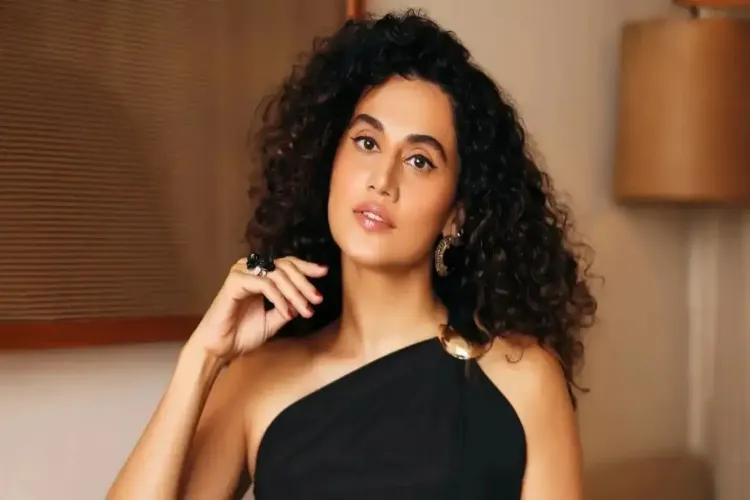 The lead actor's wife didn't like Taapsee; the actress was dropped from the film.