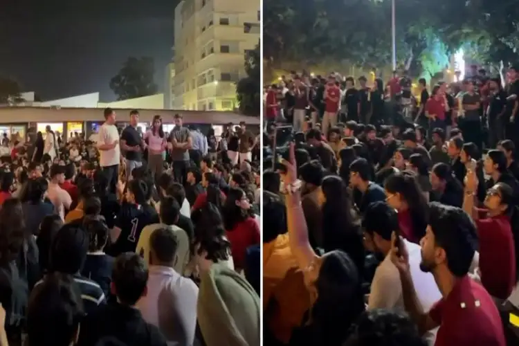 Punjab: Protest at Chitkara University over unverified claims of two girls missing