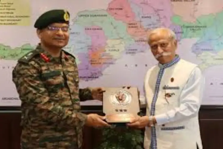 Arunachal Governor, GOC 101 area discuss civil-military coordination, humanitarian assistance and disaster relief preparedness