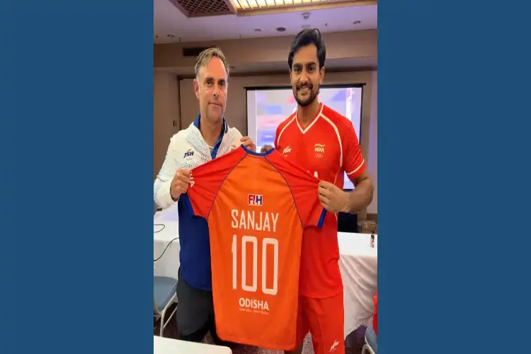 Hockey India lauds Sanjay on reaching milestone of 100 international caps
