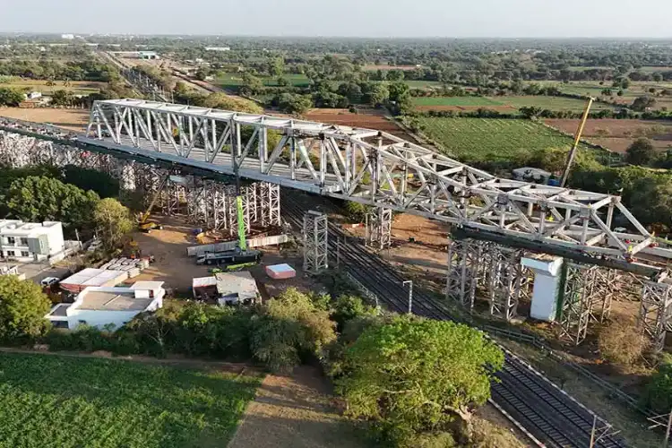 First steel bridge launched in Maharashtra for Mumbai-Ahmedabad bullet train project