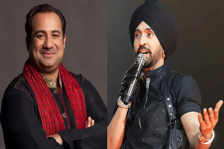 Rahat Fateh Ali Khan praises Diljit Dosanjh's 'Saanson Ki Mala'.