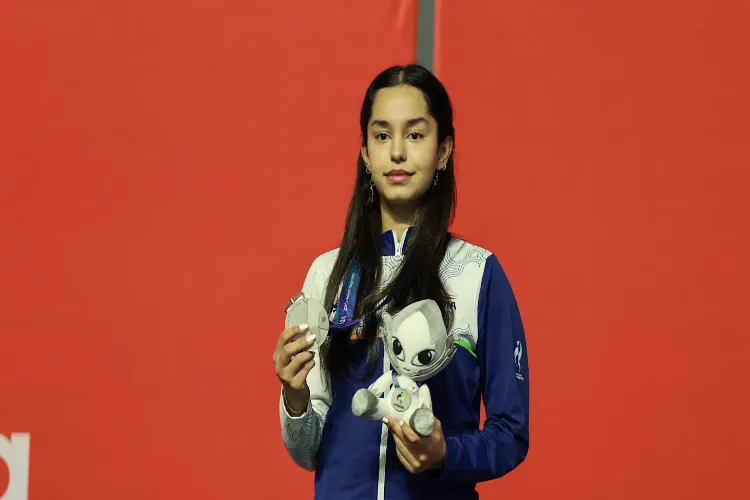 Asian Games 2026: Indian women's squash team secures a medal by defeating Singapore.