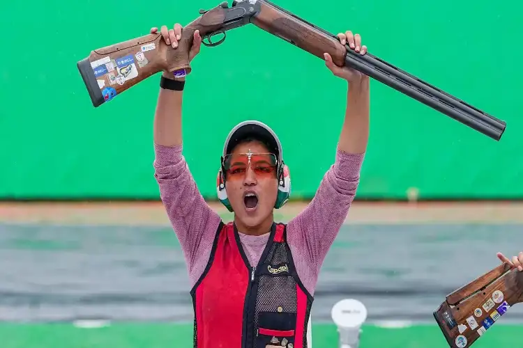 Double history: Neeru-Kynan secure India's first-ever Asian Games trap mixed team event gold