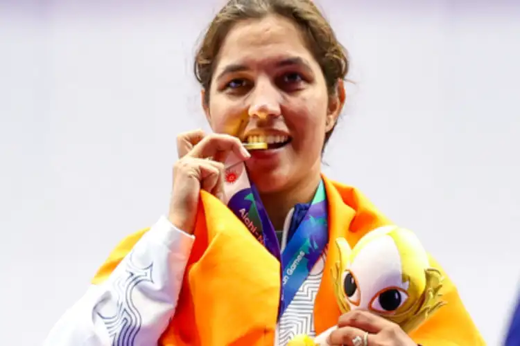 PM Modi hails India's history-making trap shooters, women's compound archers as they win Asian Games gold