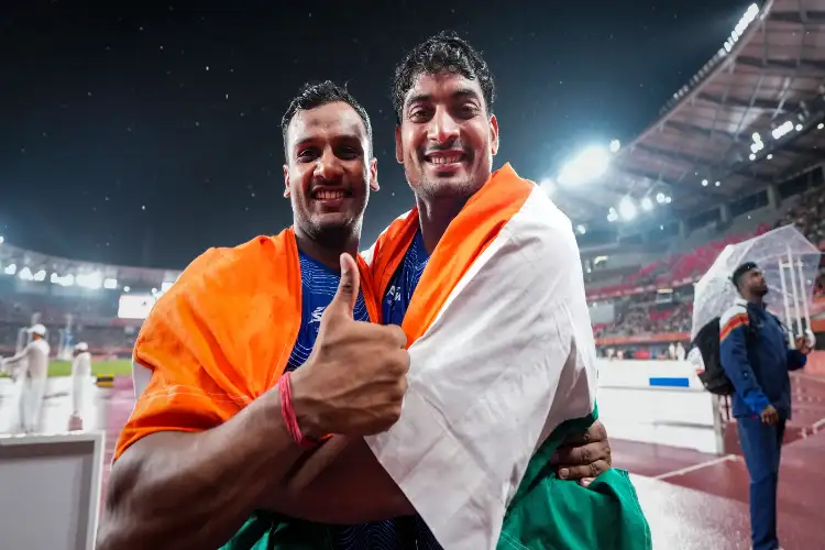 SL javelin star Rumesh, India's Rohit Yadav swap jerseys post Asian Games 2026 medal wins