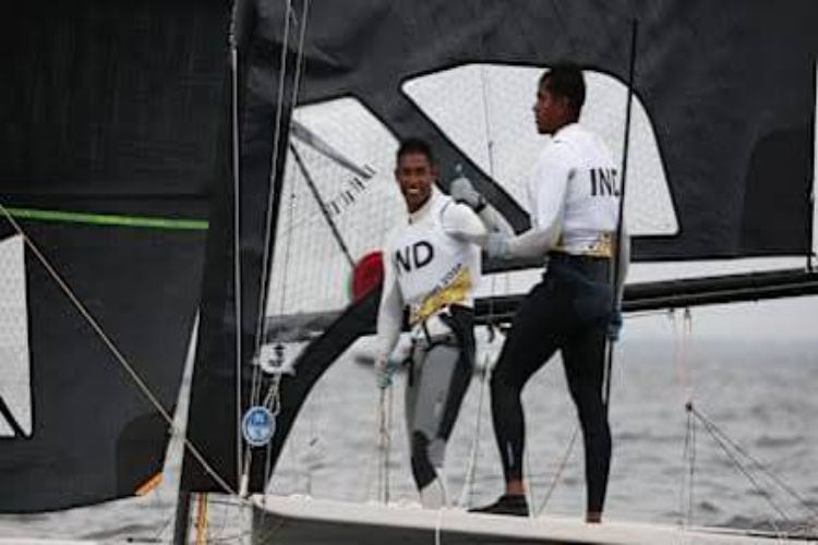 India's Francis and Noble win silver in men's skiff at Asian Games