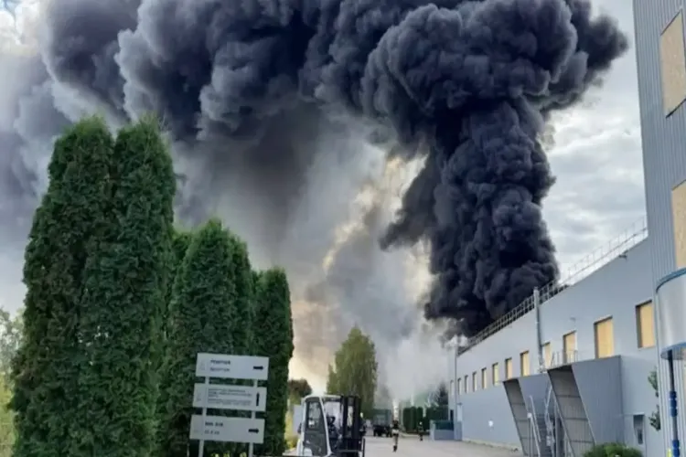 Russian drone attack on Indian pharmaceutical company's factory in Ukraine; one dead.