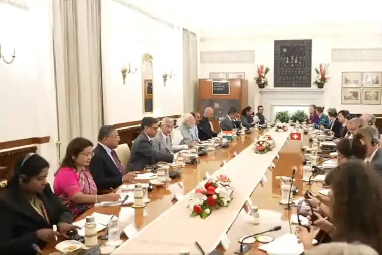 PM Modi, Swiss President Guy Parmelin hold delegation-level meeting