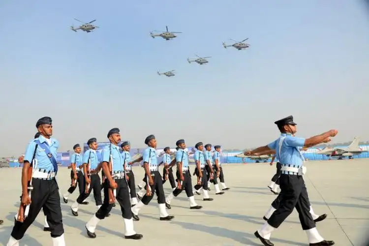 IAF conducts full-dress rehearsal at Hindon airbase ahead of Air Force Day parade on Oct 8