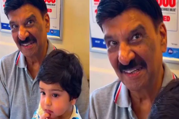 Shammi Narang's grandson was startled to hear 'Dadu's' voice, he rode the Delhi Metro for the first time.