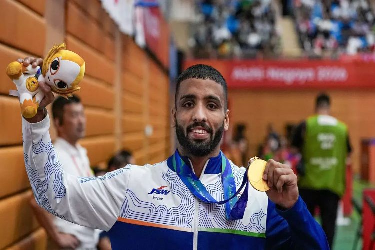 Along with aggressive tactics, Asian Games champion Sujeet is now working on his ground game.