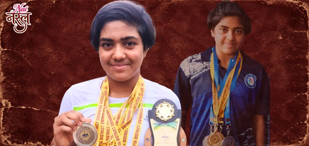 From a muddy pond to a gleaming swimming pool: Jannat's inspiring journey