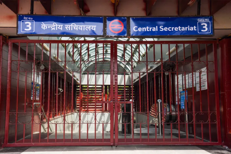 Movement suspended at six Delhi Metro stations ahead of Congress march.