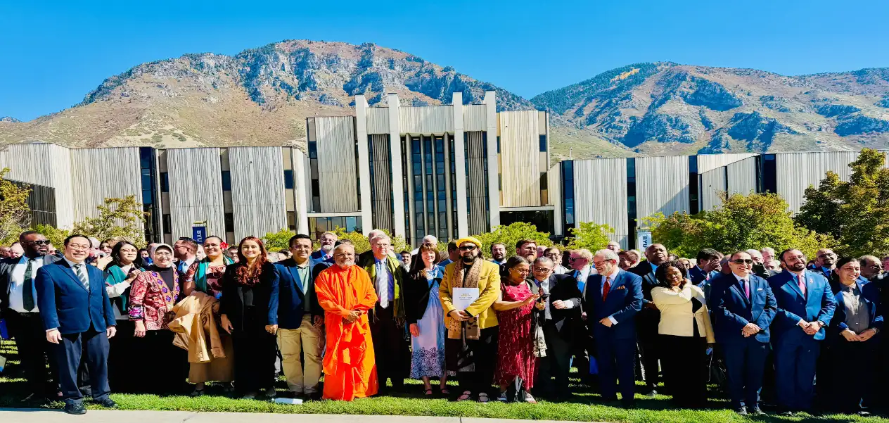 Salman Chishty, the Gaddi-Nashin of Ajmer Sharif, conveyed a message of India's diversity and harmony in the United States.