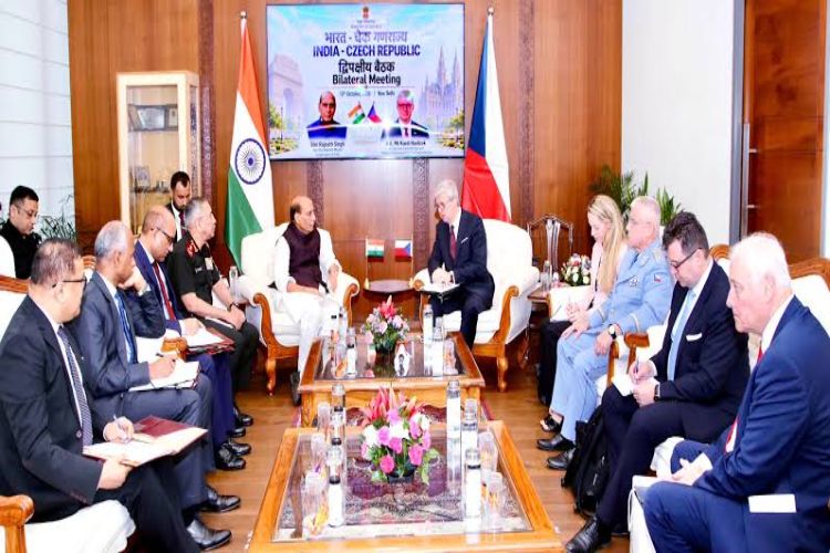 Rajnath Singh meets Deputy Prime Minister of Czech Republic