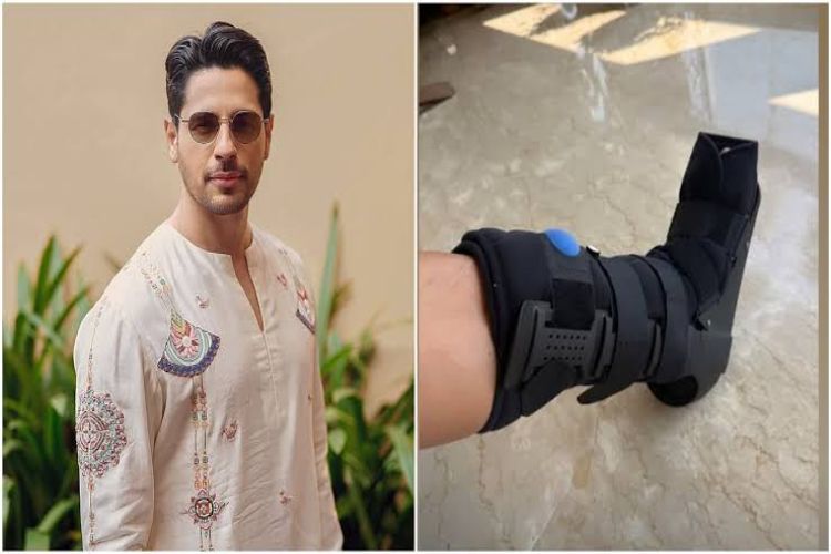 Sidharth Malhotra suffers a leg injury, shares picture on social media