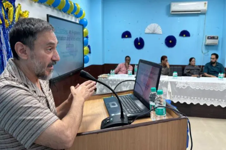 Special lecture on AI at AMU; discussion on the role of AI in media, libraries, and education.