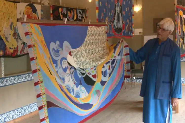 Lal Ded’s poetry, portraits take centre stage at unique Pashmina exhibition in Kashmir