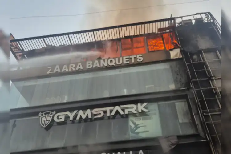 Fire breaks out in offices on second floor of building near Delhi's Kalkaji, no casualties reported