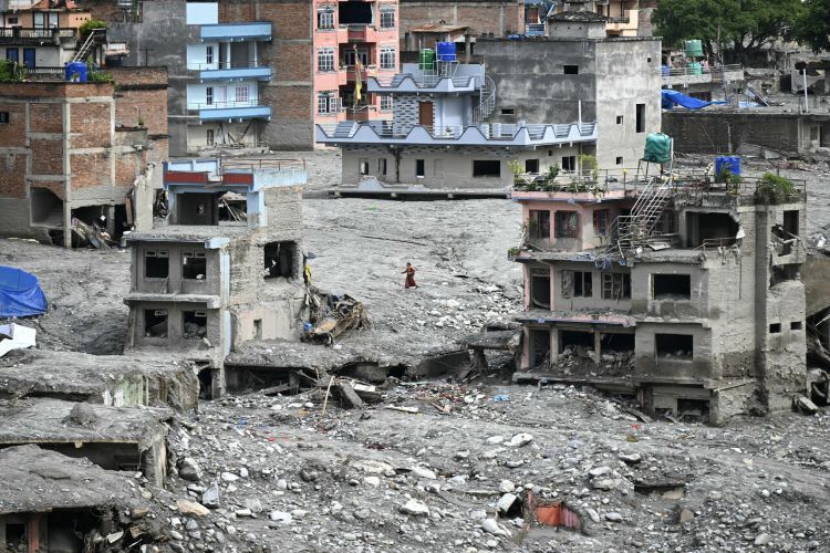 Nepal: Floods destroy village for earthquake-displaced people