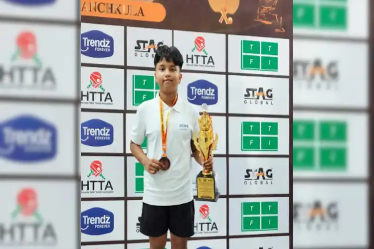 “Garv Hai” athlete Divija Paul wins bronze at National Ranking Table Tennis C’ship in Panchkula