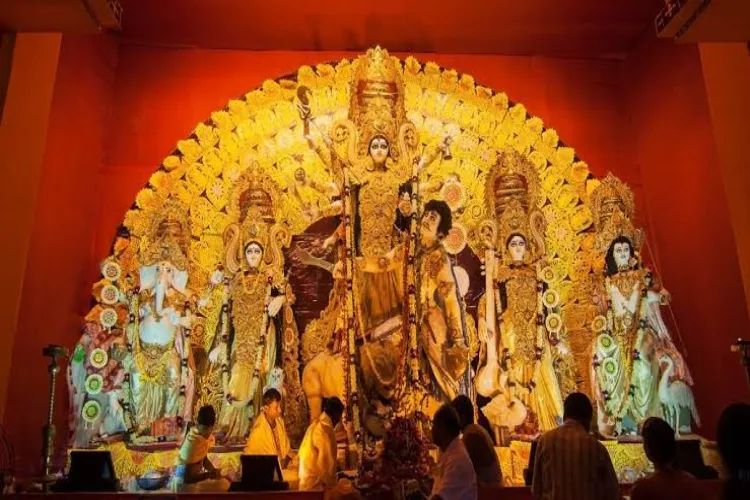 Durga Puja, Bengal's biggest festival, begins on Mahashashthi, with devotees thronging the pandals.