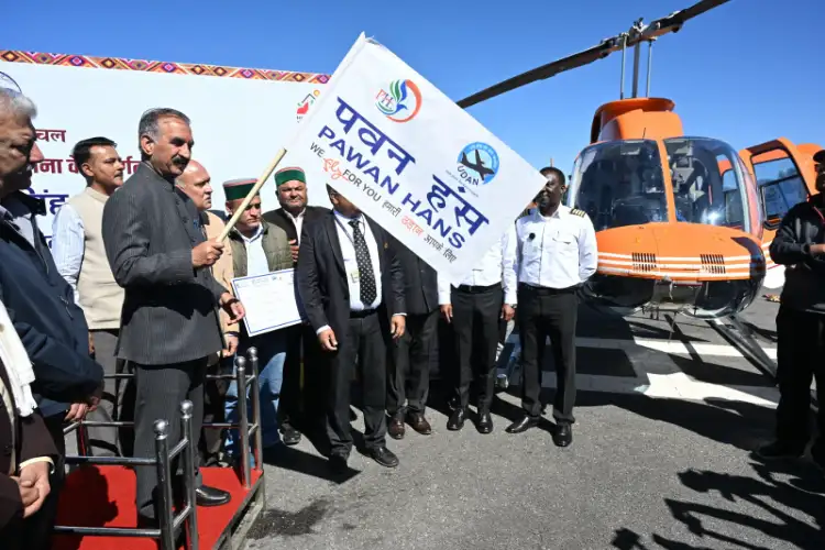 Himachal CM inaugurates helicopter services linking Shimla, Rampur and Kinnaur