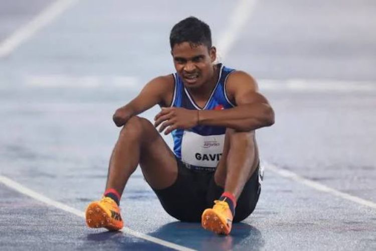 Gavit wins gold, Morsignakath silver in men's 100m T47 race