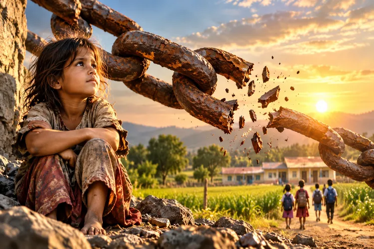 When, after all, will the chains of poverty be broken?