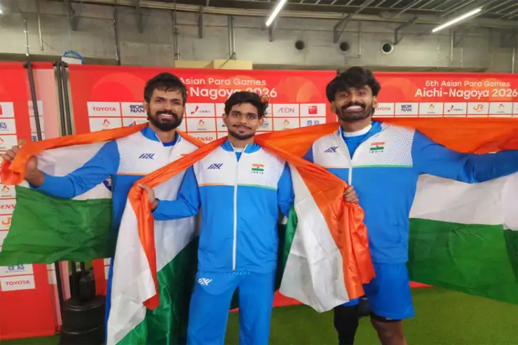 Asian Para Games: India register podium sweep in men's high jump T63 as medal rush continues in para-athletics, para-swimming, para-badminton
