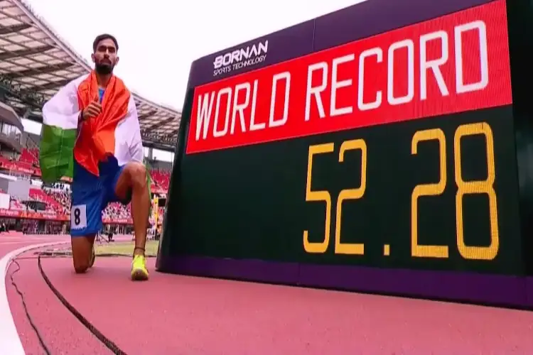 Sandeep sets T44 world record for 400m Gold as India reach 100-medal mark at Asian Para Games 2026