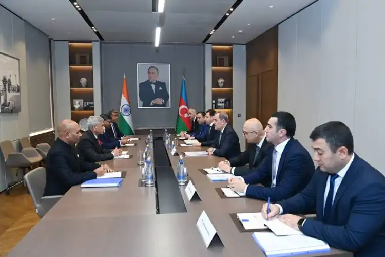 EAM Jaishankar and Azerbaijan FM discuss connectivity, North–South transport corridors