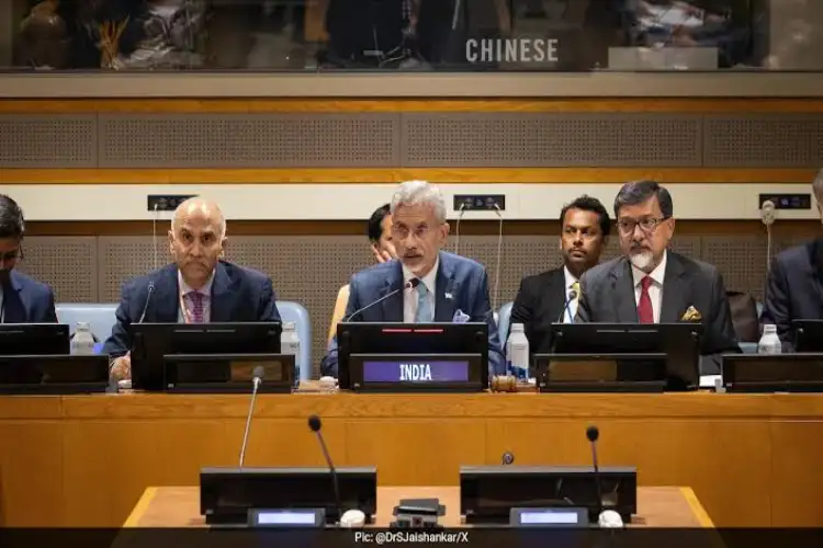 Jaishankar reaffirms India's commitment to UN Charter on 81st UN Day, highlights Major Abhilasha Barak's award