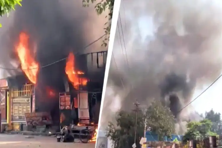 Fire breaks out in Noida's Sector 126, firefighting operations underway