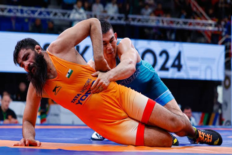 Indian wrestlers put up a disappointing performance in the Greco-Roman category of the World Wrestling Championships.