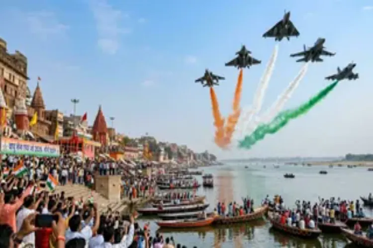 The Army's Signal Regiment has taken charge of communications for the Air Force air show in Varanasi.